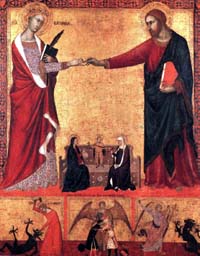 Barna da Siena Mystic Marriage