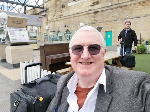 Dan Ogilvie at Carlisle railway station