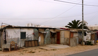 Quarteira derelict houses