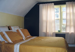 The renovated bedroom